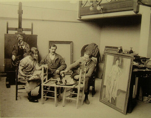 Studio on Avenue Junot, Suzanne Valadone, Maurice Utrillo, Andrïé Utter, 1926